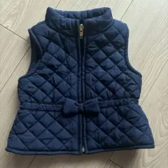 OLD NAVY ネイビー キルティングベスト 6-12M