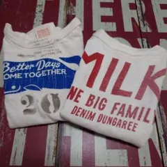 子供服 キッズ denimdungaree デニムダンガリー 90cm2枚セット