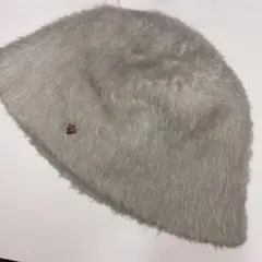 SNIDEL ファーバケットハット グレー