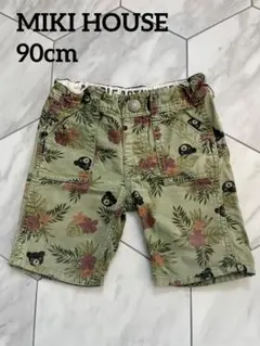 【美品】 MIKI HOUSE パンツ　90cm  double.B クマ