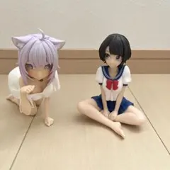 ホロライブ フィギュア リラックスタイム 猫又おかゆ 轟はじめ 大空