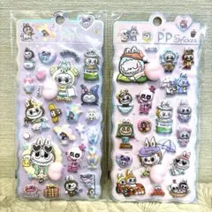 ラブブ LABUBU おしりぷくぷくシール　2枚セット　新品