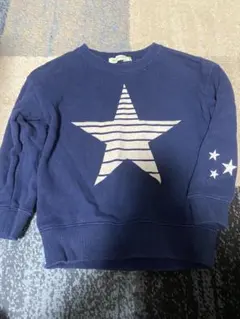 BEAMS mini トレーナー ネイビー