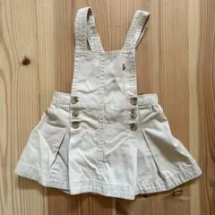 Ralph Lauren アイボリー サロペットスカート　80