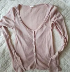 ZARA 長袖 カーディガン ピンク Sサイズ