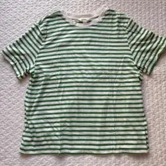 H&M エイチアンドエム　ボーダーTシャツ 半袖　 綿100%のサムネイル