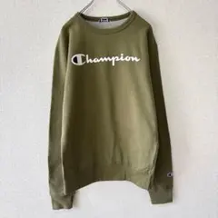 Champion スウェット ロゴプリント 古着メンズ S 805