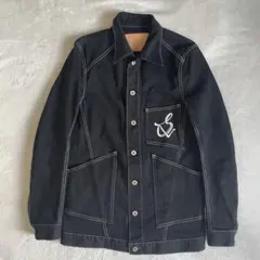 2021SS ｓｕｌｖａサルバム　デニムジャケット　ブルゾン　メンズ　黒 2025年最新】sulvam メンズ Gジャン・デニムジャケットの人気