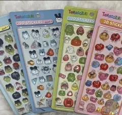 Tamagotchi 3Dステッカー 4枚セット