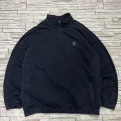 マ*ト様 NIKE ハーフジップスウェット ネイビー ワンポイント ポケット付き