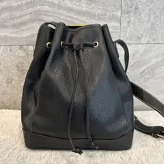 LANSEL ショルダーバッグ ヴィンテージ 巾着 ランセル レザー