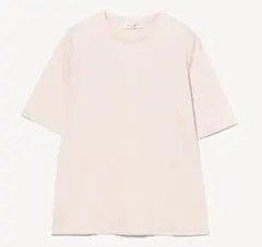 Demi-Luxe BEAMS スムース ハーフスリーブ Tシャツ アイスピンクのサムネイル