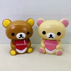 リラックマ　コリラックマ　貯金箱　バンク　ハート　BIG　フィギュア　置物　レア