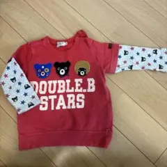 DOUBLE.B ダブルビー　トレーナー 90cm