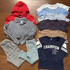 100 110 120cm 10点 まとめ売り 男の子 服 保育園 小学校 男児