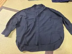 mizuiro ind バンドカラーシャツ 紺 長袖 難あり タグ付 - メルカリ
