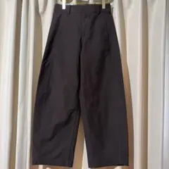 未使用★ユニクロ　ジャージーバレルレッグパンツ　ブラウン　M