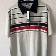 HANG TEN ポロシャツ ボーダー ベージュ L 新品のサムネイル