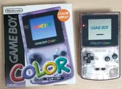 【箱あり】ゲームボーイカラー クリアパープル　CGB-001