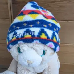 【mont-bell】キッズフリース帽子 フリーサイズ