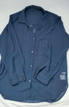 ikka（イッカ） シアーシャツ　ネイビー