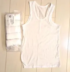 ★新品・未使用★ホワイト タンクトップ Mサイズ 6枚セット