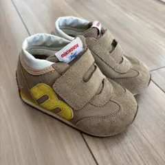 ミキハウス ミズノ コラボ スニーカー /ベージュ　14cm