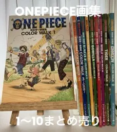 ONE PIECE COLORWALK 尾田栄一郎 画集 1〜10まとめ売り