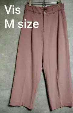 Vis ヴィス ワイドパンツ イージーパンツ M ピンク