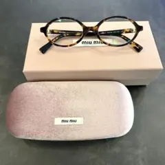 かずまま様専用/【新品】MIU MIUオーバルメガネ MU01XV