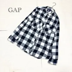 GAP（ギャップ）メンズ バッファローチェック フランネルシャツ Lサイズ