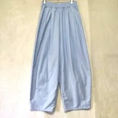 LOWRYS FARM　イージーワイド コクーン パンツ ライトブルー 　M