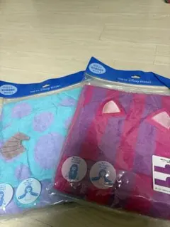 ディズニー　フード付きタオル