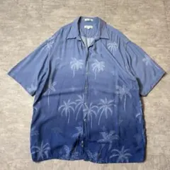 ハ*ル様 90s pierre cardin レーヨン100% アロハシャツ ヤのサムネイル