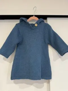 BONTON とんがりフードニットトップス　1歳サイズ