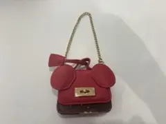宿泊者限定品　ディズニーミニバッグ ワインレッド