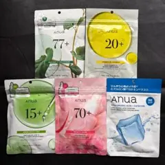 Anua（アヌア）7枚入り パック 5種類 まとめ売り