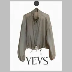 YEVS シアーブルゾン ジップアップ カーキのサムネイル