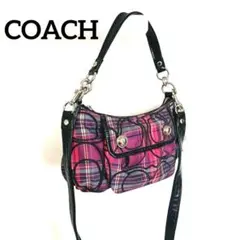 COACH コーチ ショルダーバッグ ワンショルダー ポピー チャーム付 Y2K