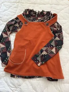 Misha and Puff Apron Top Terra 6Y