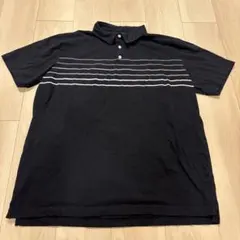 い*こ様 George ポロシャツ ブラック ボーダー XLサイズのサムネイル