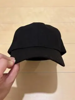 メンズ　キャップ　ブラック　62cm コットン100のサムネイル