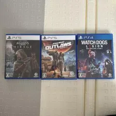 ps5.ps4ソフト3本セット PS5 ソフト 3本セット - メルカリ