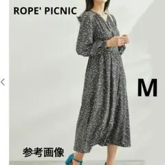 ROPE' PICNIC 小花柄ハイウエストワンピース サイズM USED