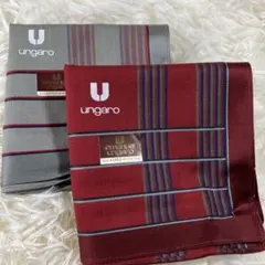 emanuel ungaro エマニュエルウンガロ メンズハンカチ 2枚セットのサムネイル