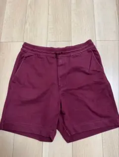 美品 Y-3 バーガンディ ショートパンツ