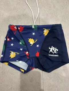 Renaissance ボクサー水着 ネイビー/マルチカラー
