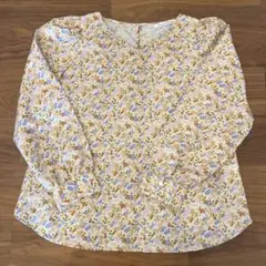 美品　Techichi TERRASSE テチチ　ブラウス　黄色　花柄