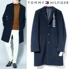 新品 トミー ヒルフィガー 88000円 ストレッチウール チェスターコート M