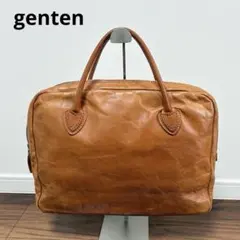 genten ゲンテン レザー ブリーフケース ブラウン 茶のサムネイル